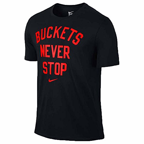 Nike Men's Dri-fit Buckets Never Stop Basketball T-shirt In Black ...