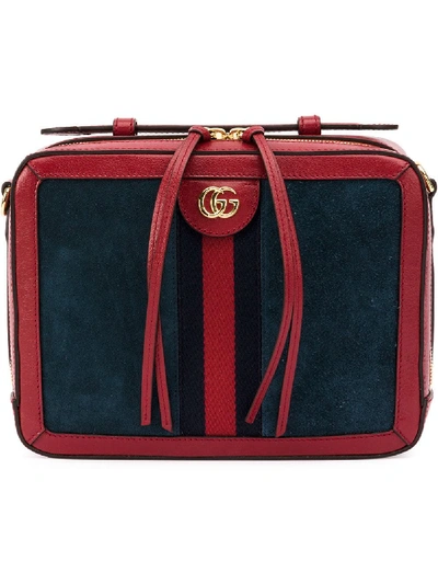 Gucci Ophidia Small Shoulder Bag In Red