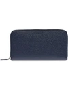 Prada Saffiano Leather Wallet - Blue