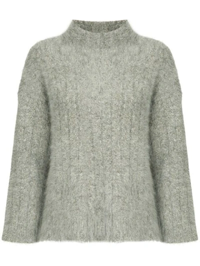 Ballsey Funnel-neck Sweater - Grey