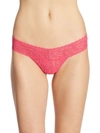 Hanky Panky Low Rise Hipster Thong In Tickled Pink