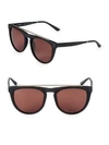 Smoke X Mirrors Women's Road Runner 53mm Browline Sunglasses In Black Brown