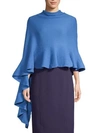 Portolano Ribbed Cashmere Wrap In Blue Bell