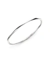 Ippolita Classico Thin Sterling Silver Smooth Squiggle Bangle Bracelet