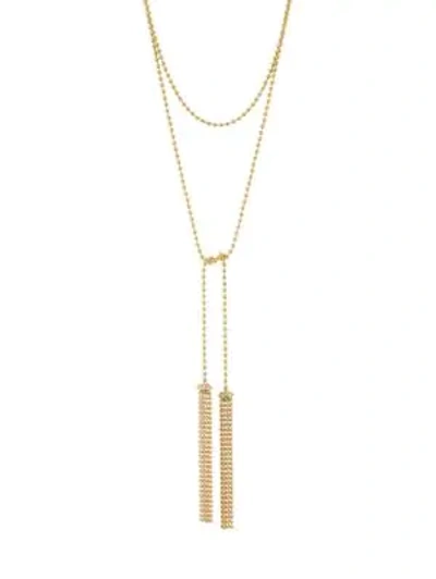 Maria Canale Women's Flapper 18k Yellow Gold & Diamond Mini Tassel Necklace
