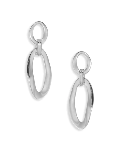 Ippolita Classico Mini Sterling Silver Smooth Snowman Double-drop Earrings