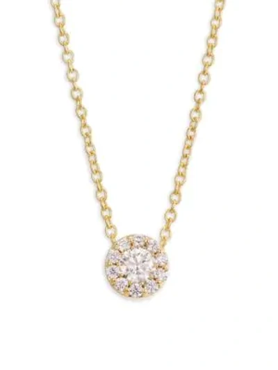 Hearts On Fire Fulfillment 18k Yellow Gold & Diamond Pendant Necklace