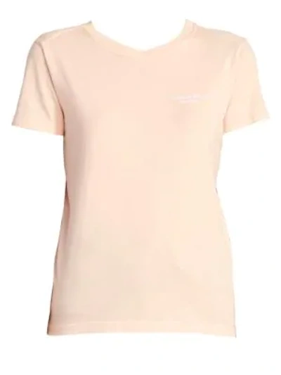 Acne Studios Women's Cotton T-shirt In Pale Orange