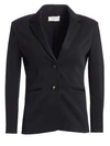 The Row Montia Jersey Two-button Blazer In Black