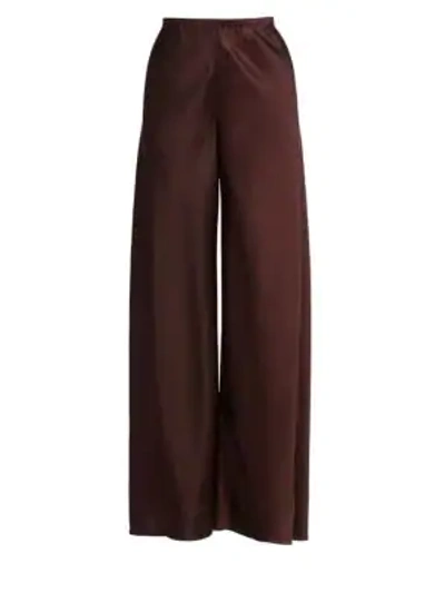 The Row Gala Wide-leg Pants In Raisin