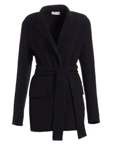 The Row Tora Virgin Wool-blend Trench Coat In Black