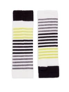 Eileen Fisher Stripe Fingerless Gloves In Vebna