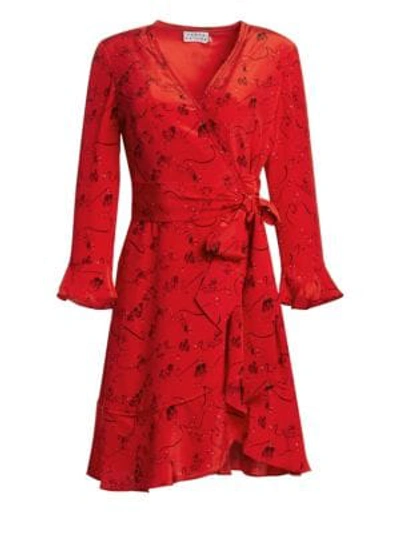 Tanya Taylor Giorgia Print Dress In Red