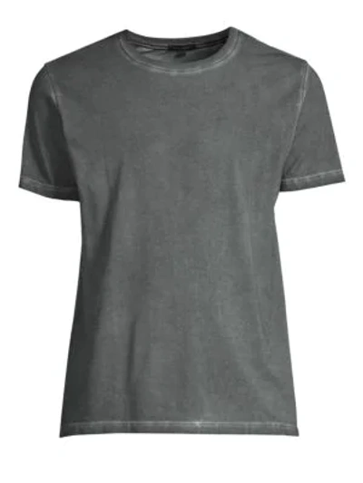 Patrick Assaraf Sublime Wash Tee In Graystone