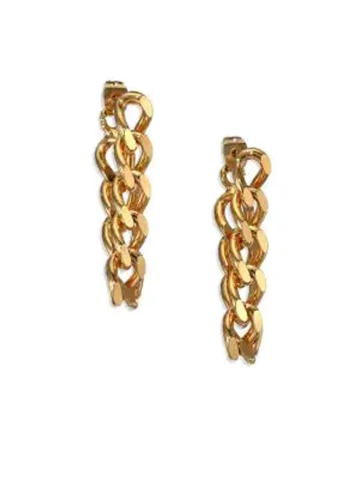 House Of Lavande Indah Chain Drop Earrings In Gold