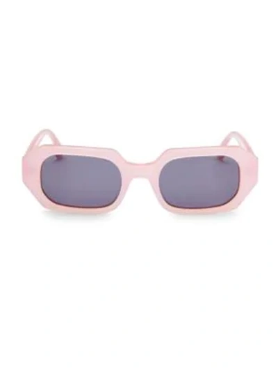 Karen Walker La Dolce Vita 48mm Square Sunglasses In Iridescent