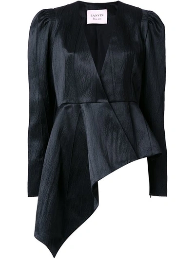 Lanvin Asymmetric Blazer - Black