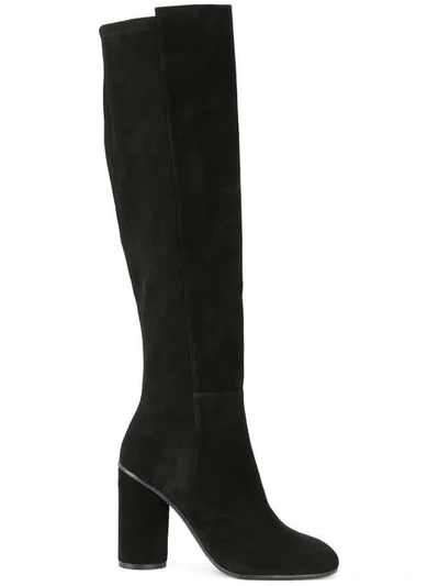 Stuart Weitzman Eloise 75 Boots In Black