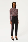 Rebecca Minkoff Jolie Pant In Black Multi