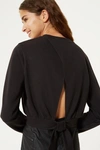 Rebecca Minkoff Womens Black Sweatshirt | Black Molly Sweatshirt |