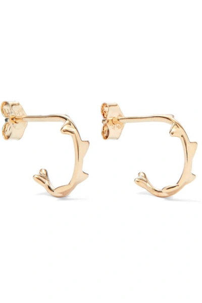 Sarah & Sebastian Thorn Gold Hoop Earrings