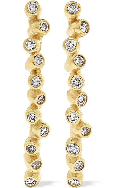 Sarah & Sebastian Eden 9-karat Gold Diamond Earrings