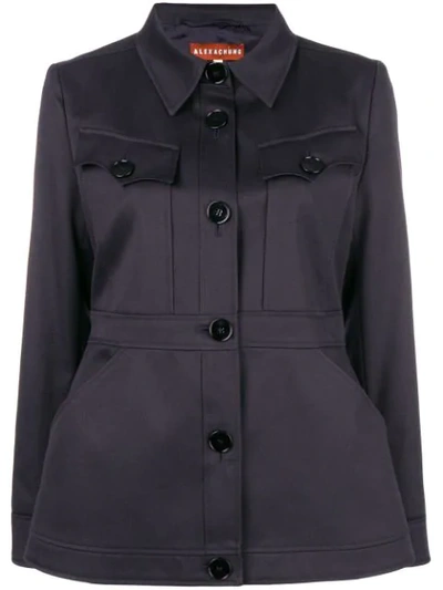 Alexa Chung Fitted Jacket - Blue
