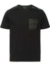 Prada Stretch Crew Neck T-shirt In Black