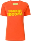 Marc Jacobs Logo Print T-shirt In Orange