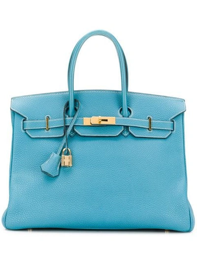 Hermes Hermès  35cm Birkin Bag - Blue