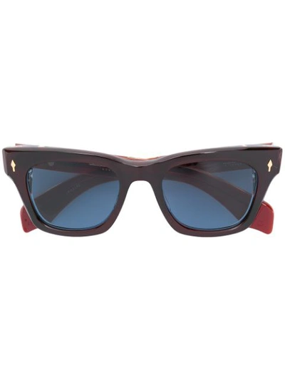 Jacques Marie Mage Dealan Sunglasses - Brown In Black