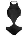 Norma Kamali Chuck Cutout Swimsuit In Black