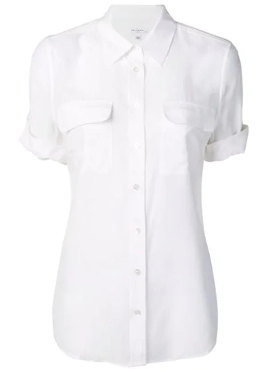 Equipment Slim Signature Shirt In White
