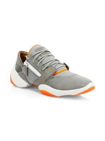 Giuseppe Zanotti Low-top Runner Sneakers In Grey
