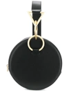 Tara Zadeh Round Clutch In Black