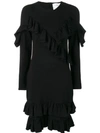 Milla Milla Ruffled Dress In Black