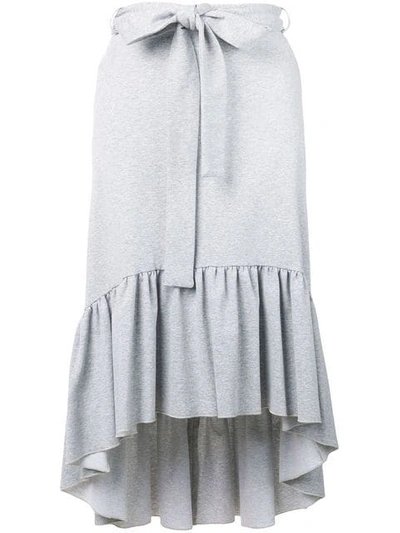 Milla Milla Ruffled Hem Skirt In Grey