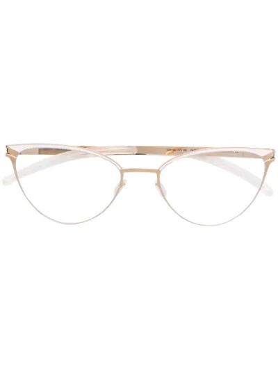 Mykita Cynthia Cat-eye Glasses In Gold