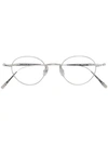 Matsuda Round Frame Glasses In Silver