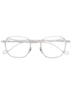 Kuboraum Square Frame Glasses - Silver
