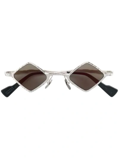 Kuboraum Diamond Frame Sunglasses - 银色 In Silver