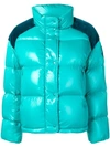 Moncler Chouette Down Jacket In Water Green
