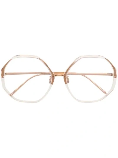 Linda Farrow Lfl901 Frame Glasses In Gold