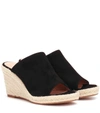 Stuart Weitzman Marabella Slide Espadrille Sandal In Black