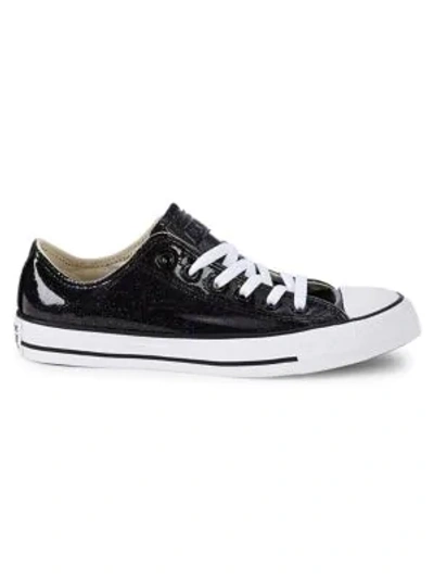Converse All-star Patent Low-top Sneakers In Black