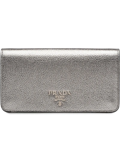 Prada Leather Mini Bag - Metallic