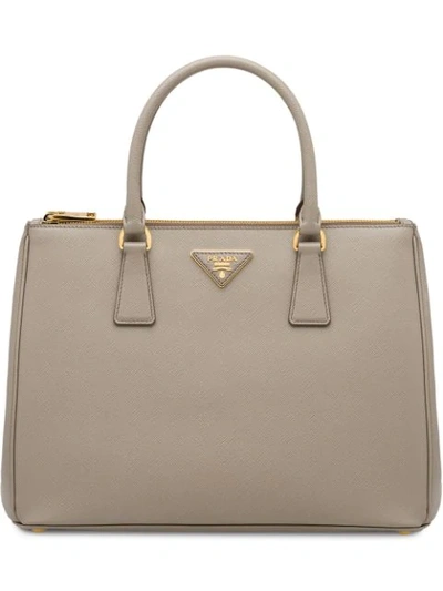 Prada Galleria Bag In Grey