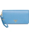 Prada Saffiano Leather Mini Bag - Blue