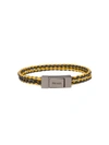 Prada Braided Bracelet In Yellow