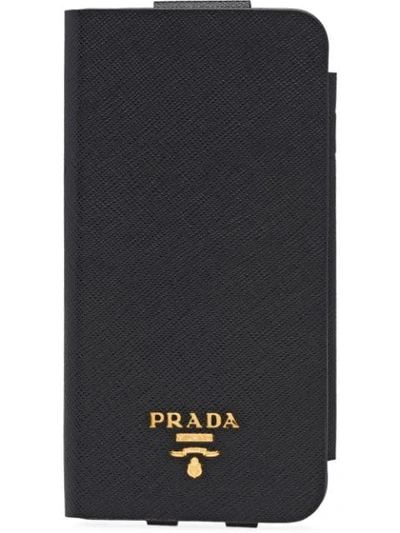 Prada Iphone 7 Plus And 8 Plus Cover In Black